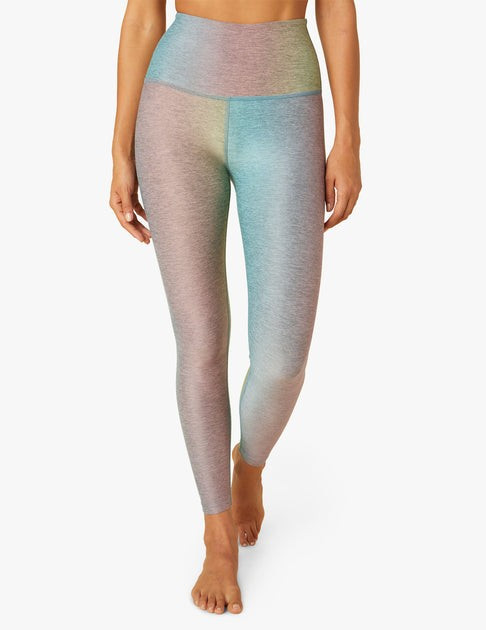 Silver Mist Prismatic SoftMark High Waisted Midi Legging | Beyond Yoga