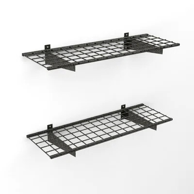 HyLoft Steel Wall Garage Storage Shelves, Pack of 2-Shelves | Wayfair North America
