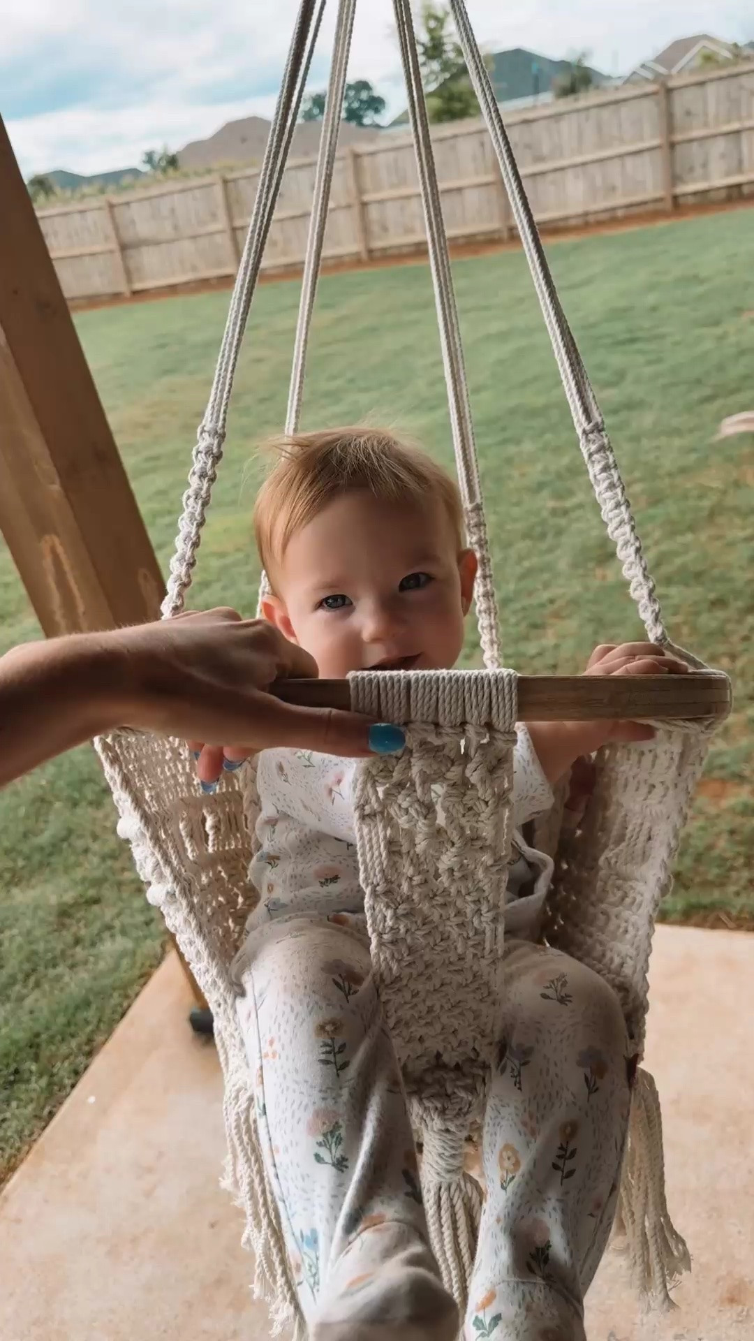 Porch swings, little giggles and memories I never want to forget. 🤍✨

#LTKmomlife #LTKKids #LTKBaby