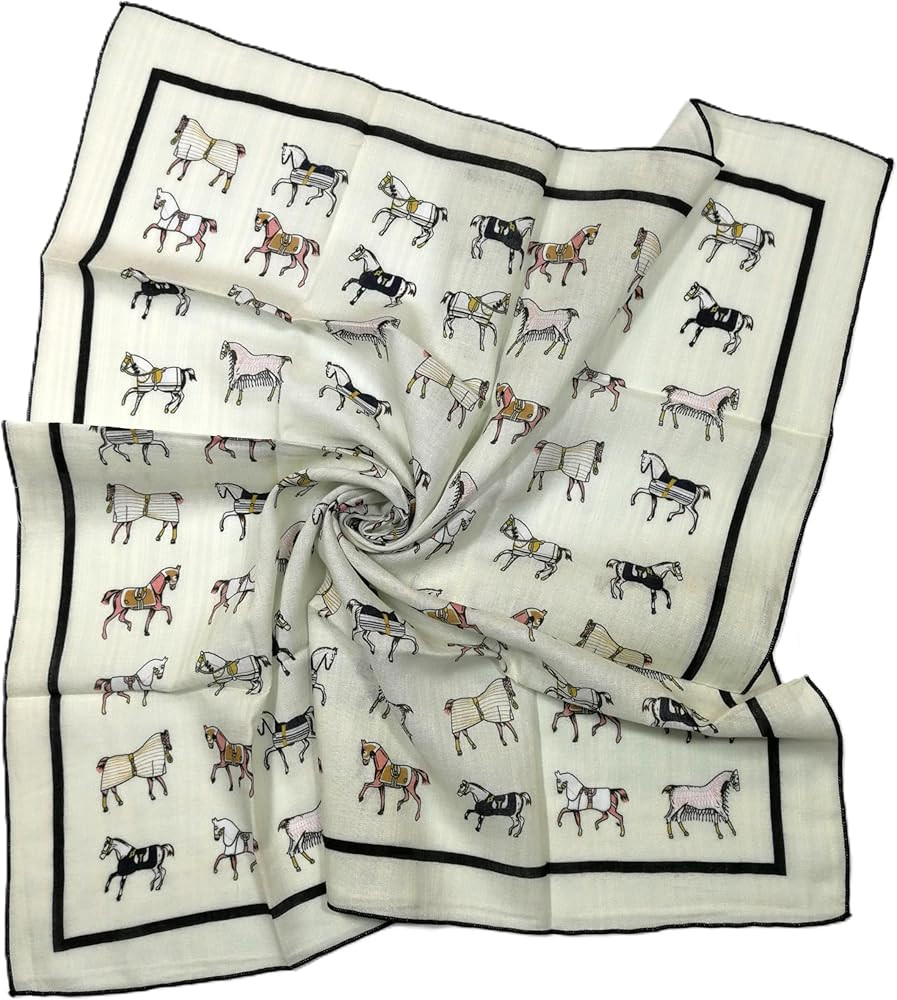 Shanlin Unisex Floral Cotton Square Scarf Bandanas 22x22 inch | Amazon (US)