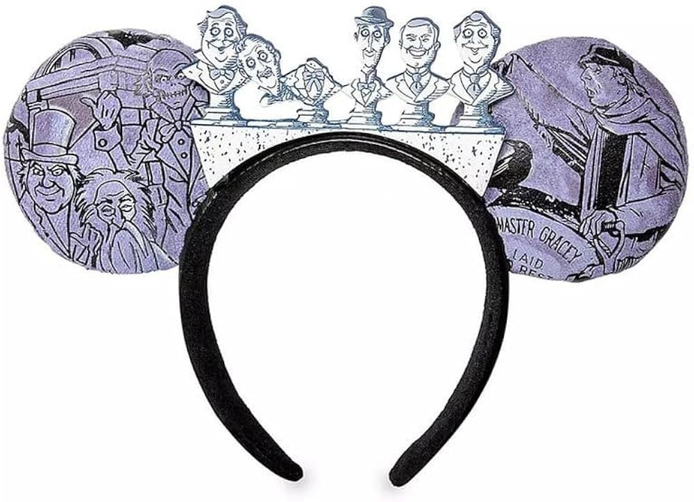 Haunted Mansion Busts 50th Anniversary Glow Ears Headband Minnie | Amazon (US)