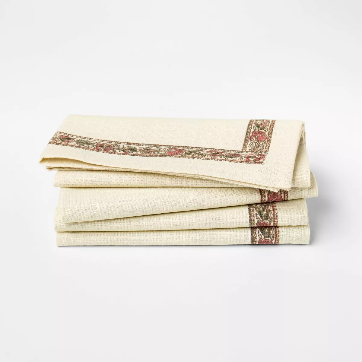 4pk Floral Napkins - Threshold™ designed with Studio McGee | Target