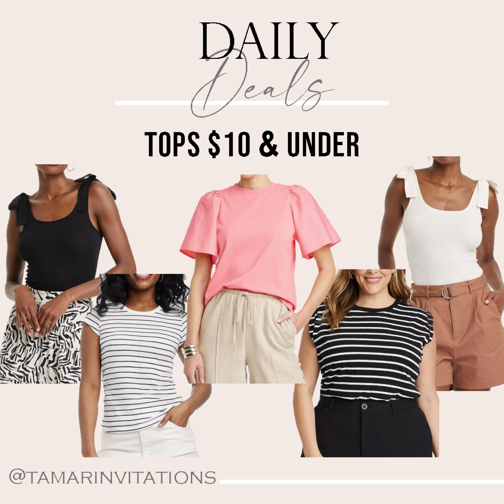 Wow!! Tops $10 & under!
#Target
#targetcircle 
#targetstyle
#targetfinds

#LTKSaleAlert #LTKSummerSales #LTKFindsUnder50
