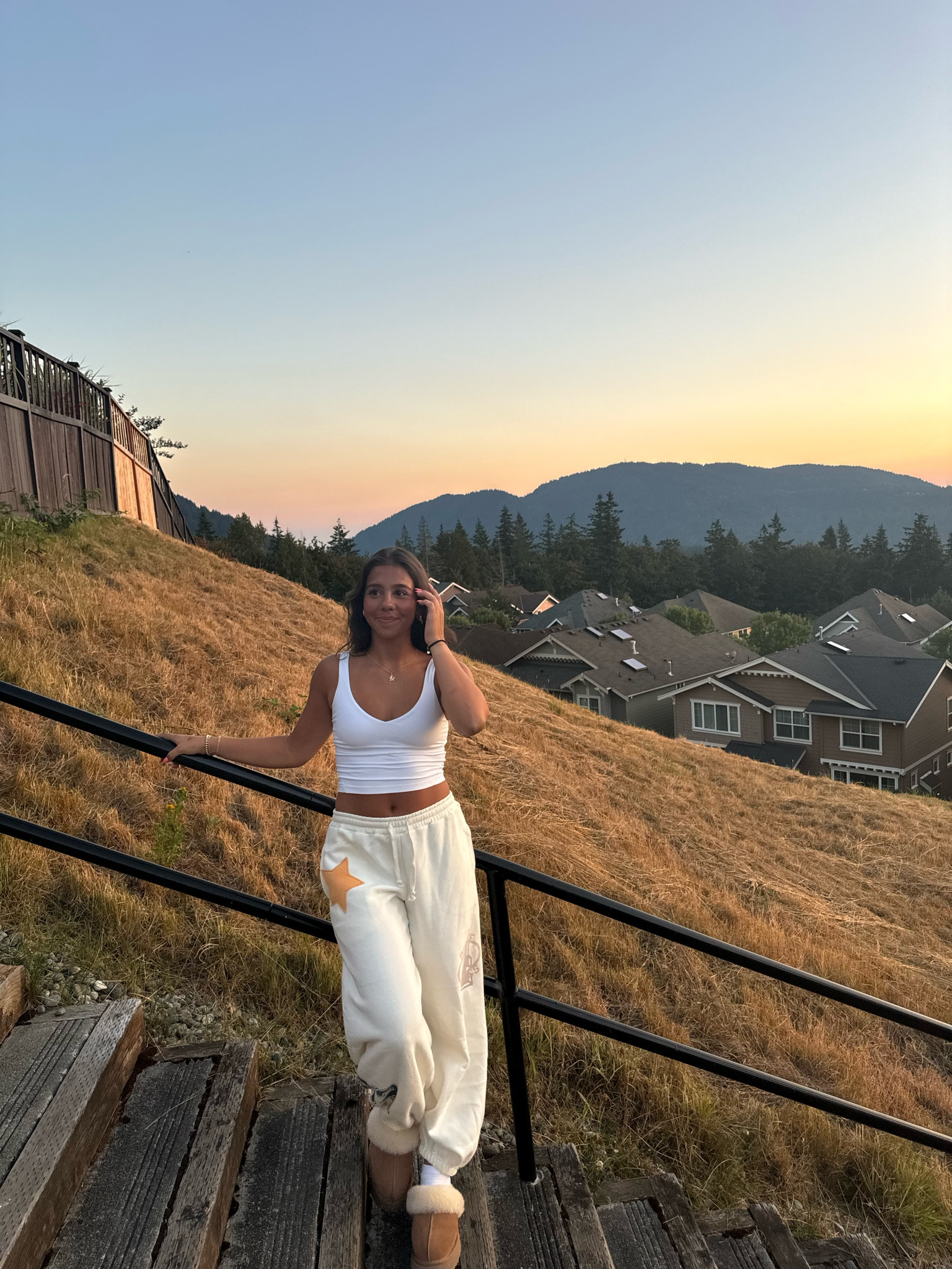 top: size 4
bottoms: large

#LTKOver40 #LTKStyleTip #LTKFallSale