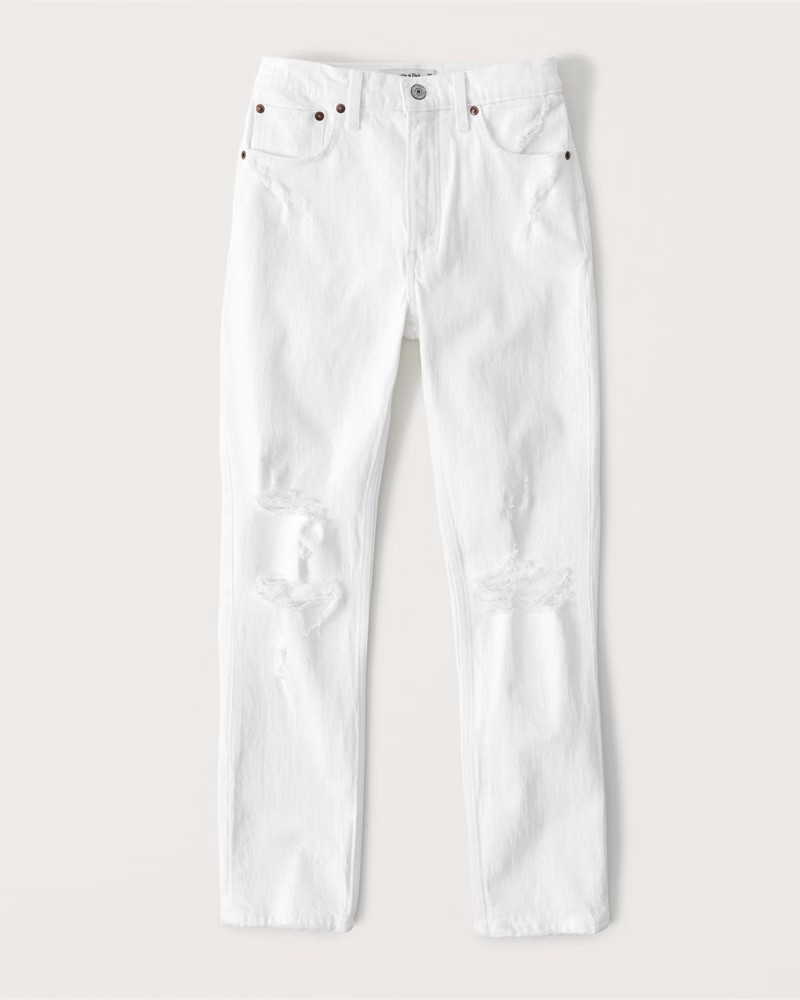 Curve Love High Rise Skinny Jeans | Abercrombie & Fitch (US)