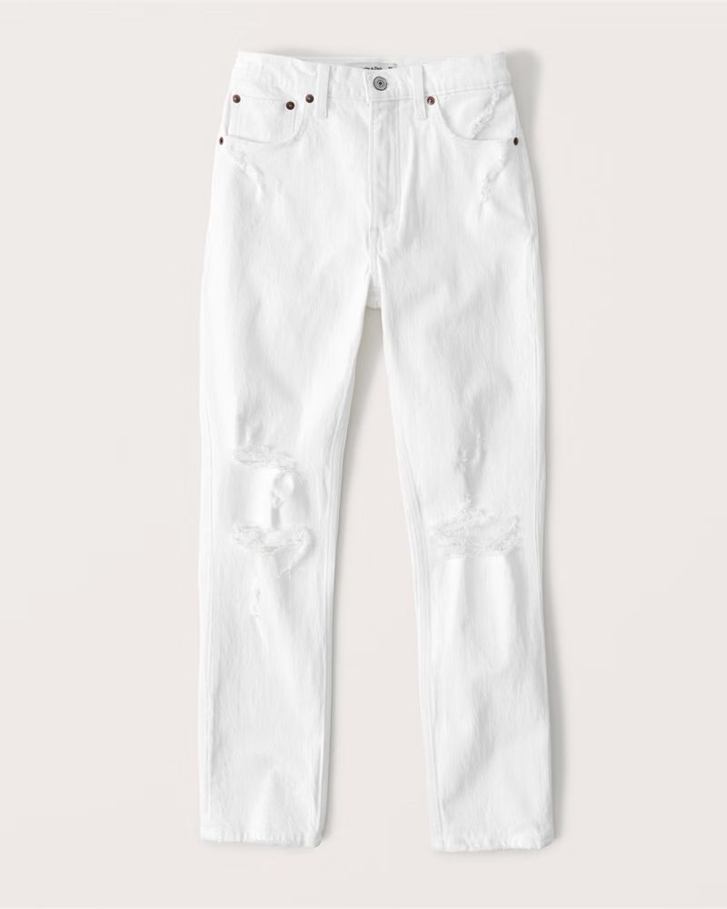 Curve Love High Rise Skinny Jeans | Abercrombie & Fitch (US)