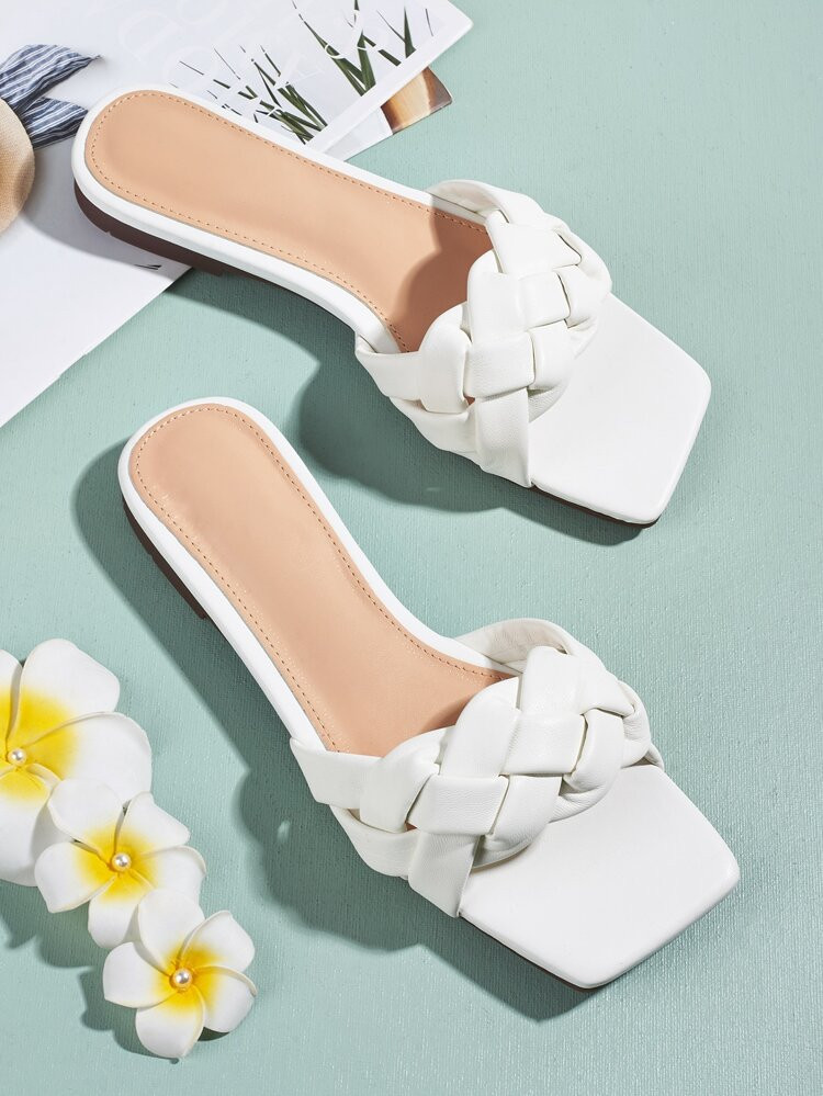 Braided Design Slide Sandals | SHEIN