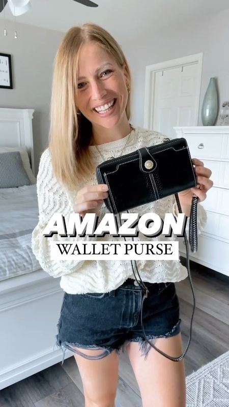 AMAZON WALLET PURSE 🖤 Comment LINKS & I’ll DM you 🫶🏻 

I love that this crossbody can convert to a wristlet too! There are soooo many card slots & the polka dot inside is darling 🥰 

✨OTHER WAYS TO SHOP: 
-Click links in stories or story highlights 
-Tap the link in my bio & head to my LTK page @sarahestyleme
-Visit my Amazon Storefront at www.amazon.com/shop/sarahestyleme


@szonebags_us @szonebagshop 
#szonebags @amazonfashion #founditonamazon #amazonfashion #amazonfinds #ltkunder50 #ltkfind #momstyle #stylereels #outfitreel #outfitideas #falltransitionoutfit  #ootdstyle #outfitinspo #ltkitbag #styletrends #fashiontrends #outfitoftheday #outfitinspiration #styleblog #stylefinds #stylereel #tryonreel #casualstyle #everydaystyle #affordablefashion #amazoninfluencer #veganleather #amazonbags #crossbody #wallet 

#LTKFind #LTKstyletip