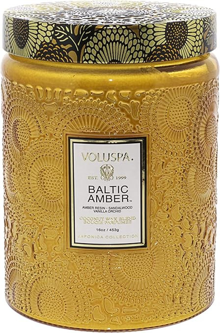 Baltic Amber - Large by Voluspa for Unisex - 18 oz Candle | Amazon (US)