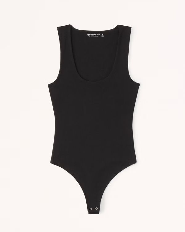 Women's Cotton Seamless Fabric Scoopneck Bodysuit | Women's Tops | Abercrombie.com | Abercrombie & Fitch (US)