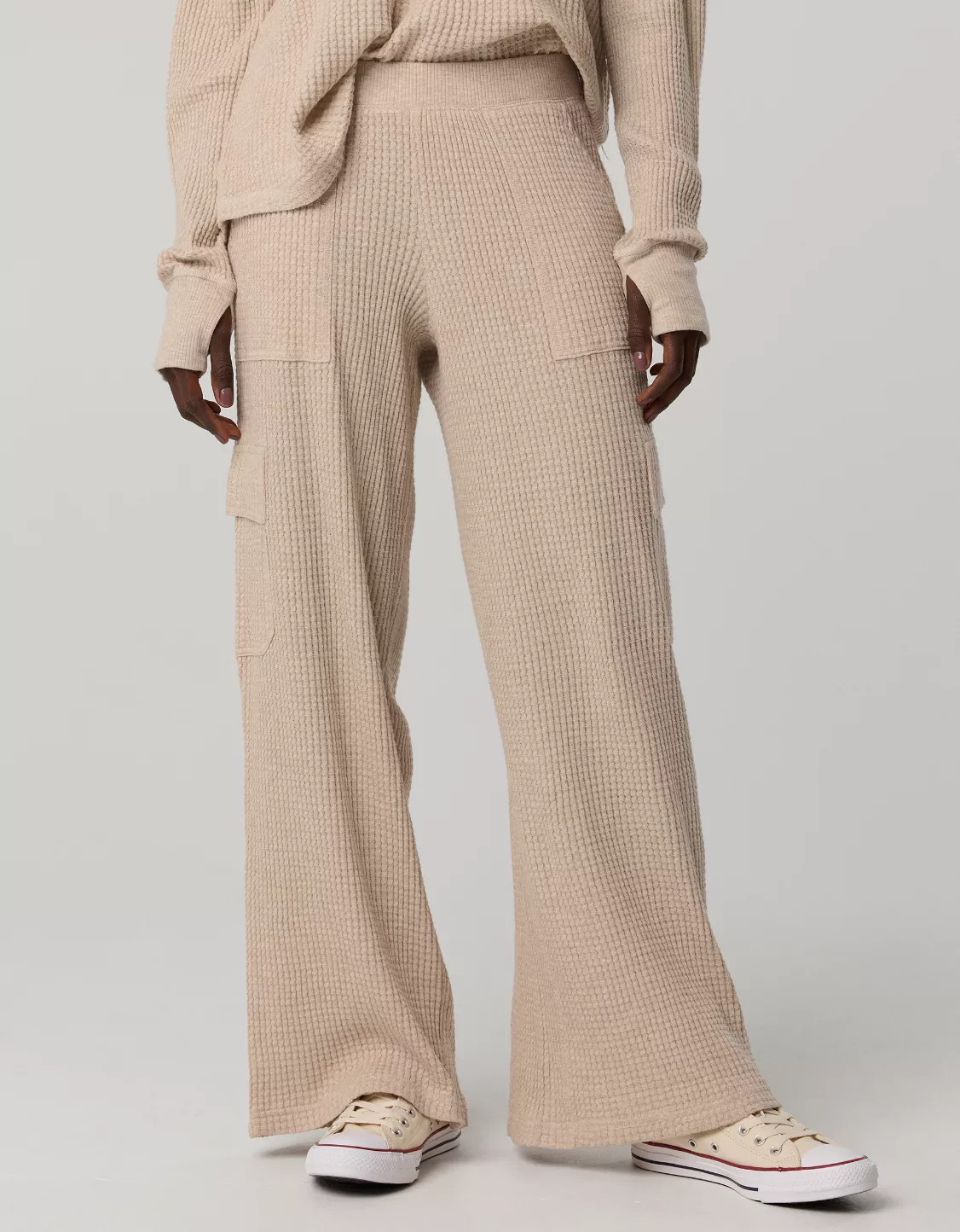 OFFLINE By Aerie Wow! Waffle Cargo Trouser | Aerie