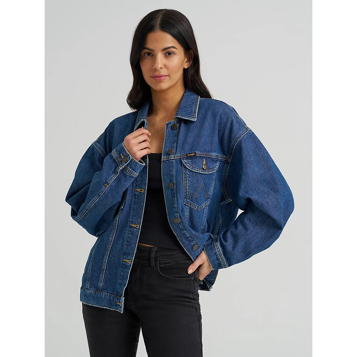 Women's Girlfriend Denim Jacket in Daffodil | Wrangler