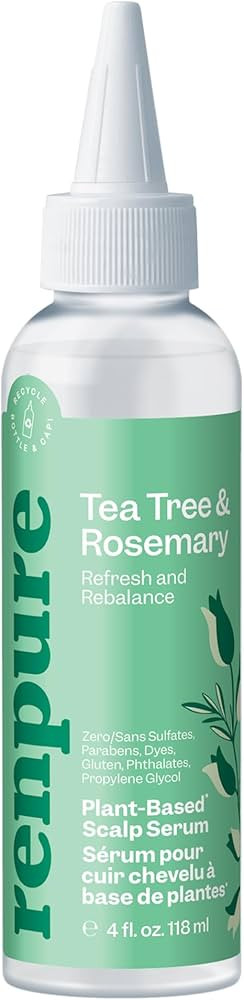 Renpure Tea Tree & Rosemary Scalp Serum, Plant-Based - Refreshing & Rebalancing - For Moisturized... | Amazon (US)