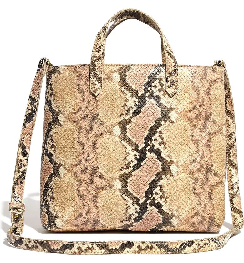 The Zip-Top Transport Crossbody: Snake Embossed Leather Edition | Nordstrom Rack