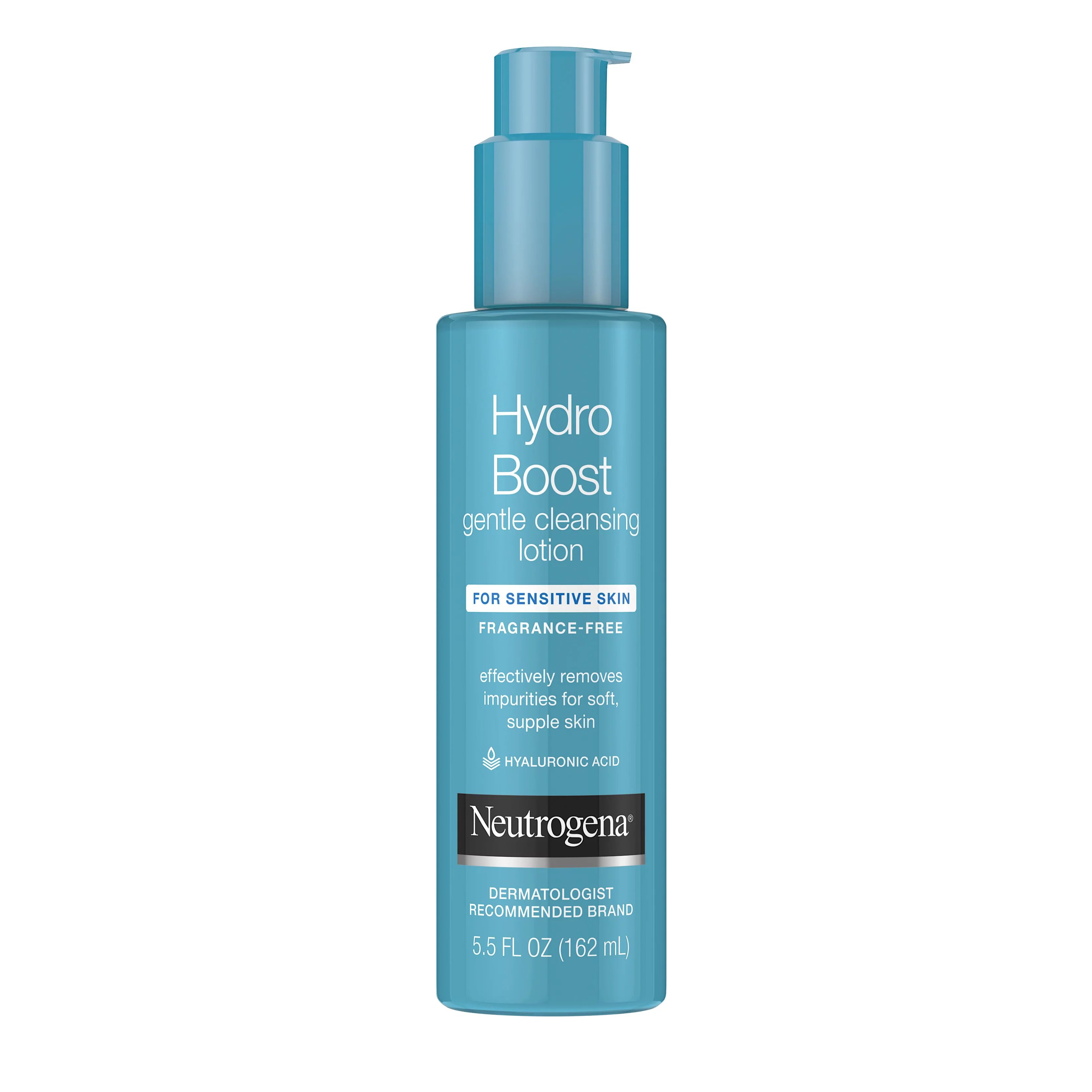 Neutrogena Hydro Boost Lotion Facial Cleanser, Sensitive, Oil-Free, 5 fl oz | Walmart (US)