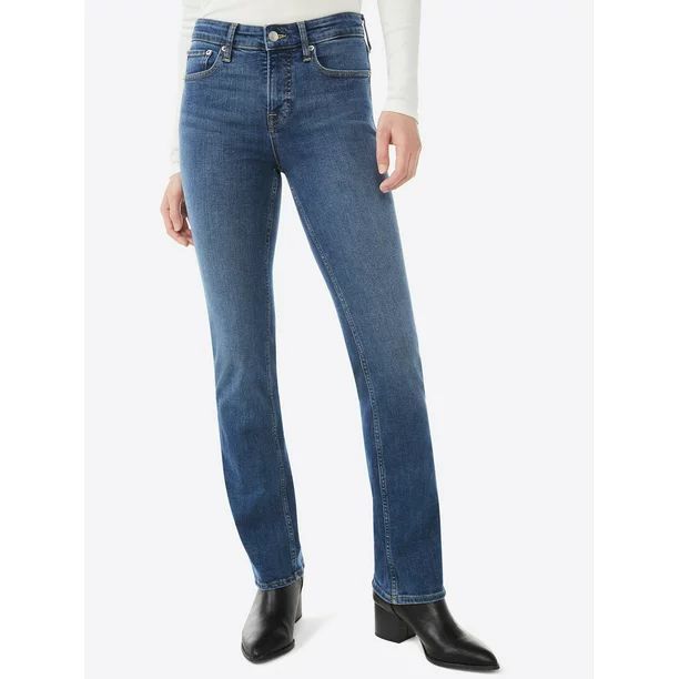 Free Assembly Women's Essential Mid-Rise Bootcut Jeans | Walmart (US)