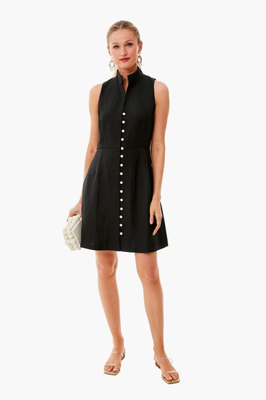 Click for more info about Black Leighton Mini Dress | Tuckernuck