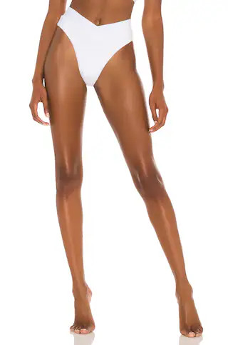 L*SPACE Court Bikini Bottom in White from Revolve.com | Revolve Clothing (Global)