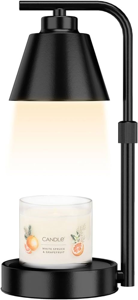 REIDEA Jar Warmer Lamp Timer Dimmer and Adjustable Height, Wax Melt for Scented Candles (Up to D ... | Amazon (US)