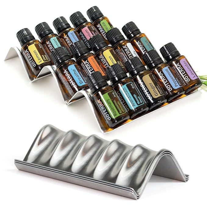 Simply Shelf Essential Oil Storage Organizers - 3pc Expandable Set - Essential Oil Holders for Dr... | Amazon (US)