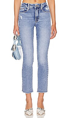 Good American Good Legs Straight in Indigo614 from Revolve.com | Revolve Clothing (Global)