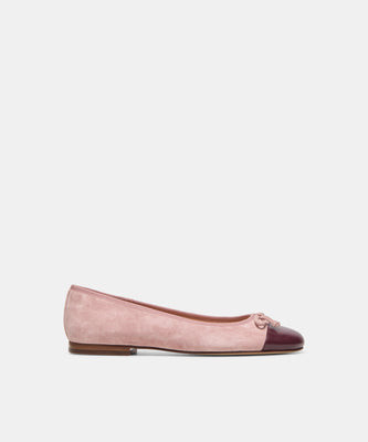 Ritla Captoe Ballet Flats in Pink Suede Size 6 By Dolce Vita | DolceVita.com