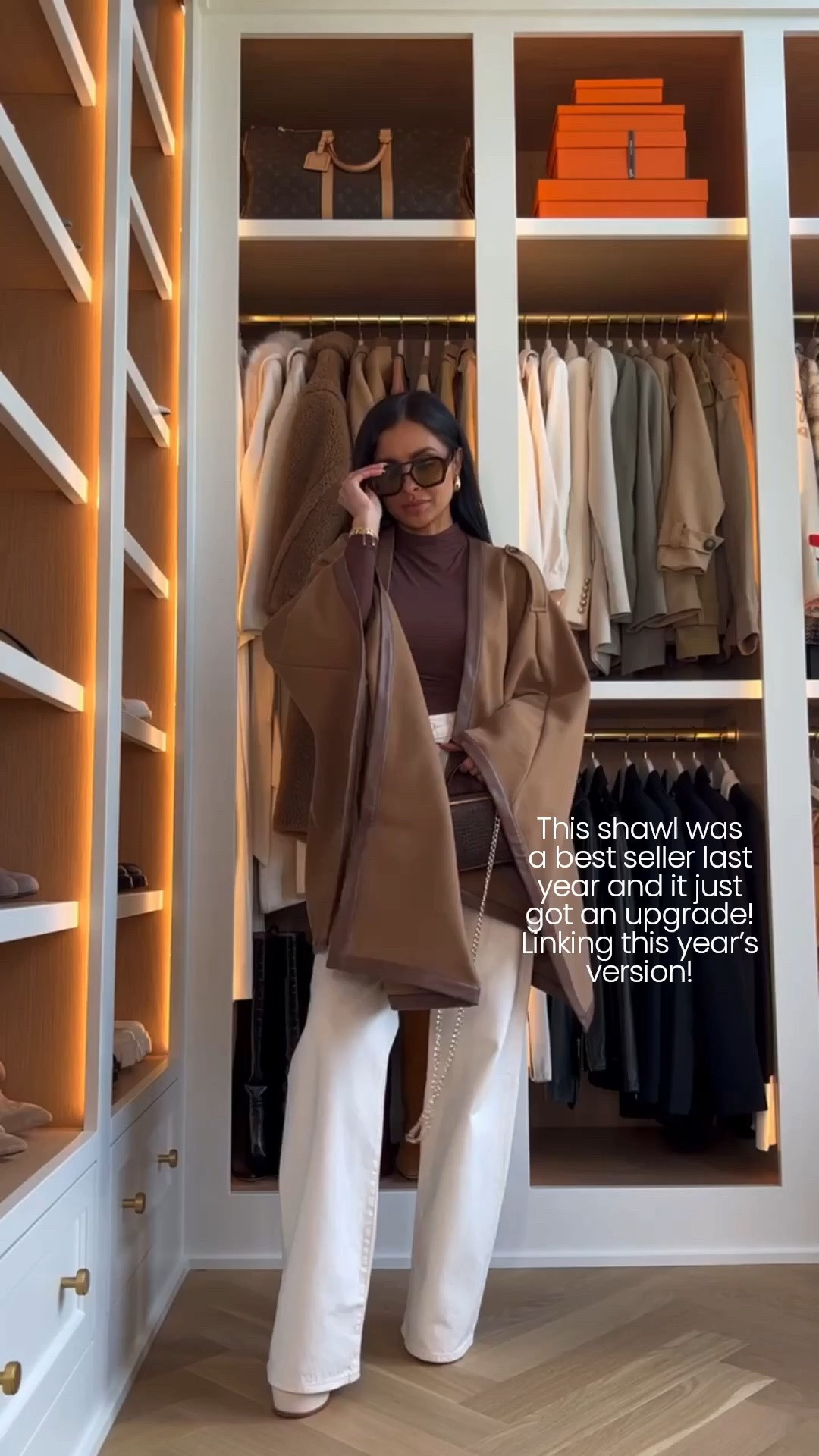 Fall workwear / fall outfits over 40
Jluxlabel shawl - linking the 2026 version
Levi’s ecru jeans
Brown turtleneck top

#LTKOver40 #LTKWorkwear #LTKootd