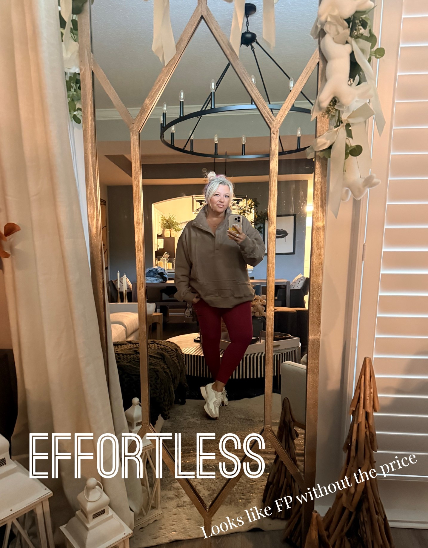 Rainy, dreary Florida days call for a cozy but make it cute moment ☁️🤎
This look-for-less outfit = Amazon magic (I know… you’d never guess).

Perfectly oversized pullover (I sized up to XXL for that slouchy vibe), comfy leggings (size L), and my go-to New Balance sneakers to pull it all together 🙌

Effortless. Elevated. And yes… I’ll be living in this.

#LTKStyle #LookForLess #AmazonFashion #Over50Style #CozyChic #OOTD

#LTKootd #LTKOver40 #LTKActive