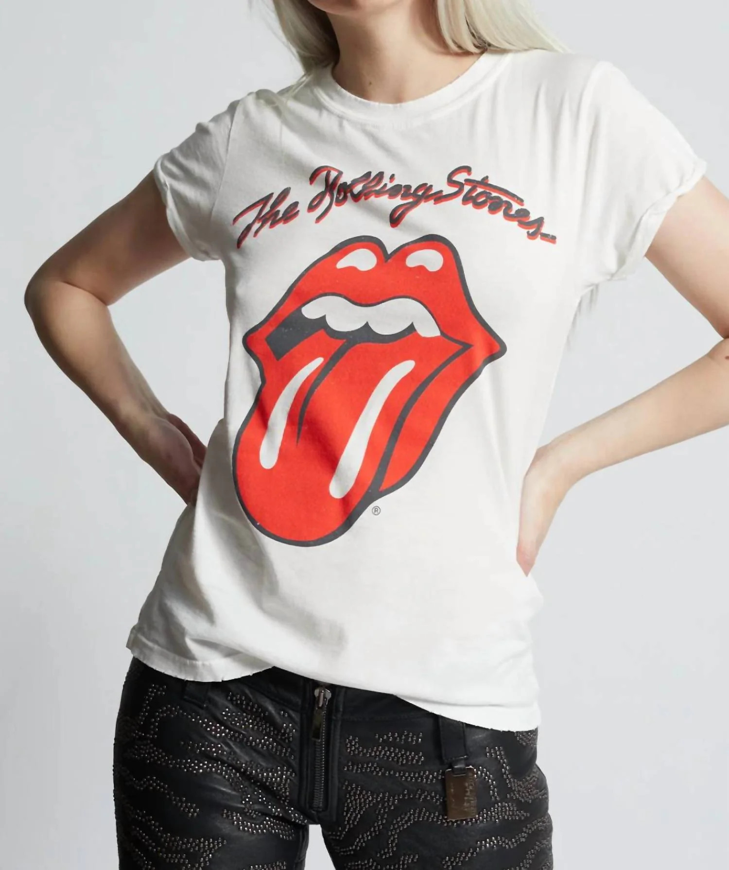 The Rolling Stones Live! Tee In White/multi | Shop Simon