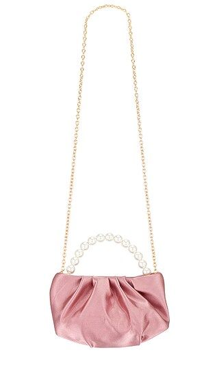 Marlowe Satin Evening Pouch in Dusty Rose | Revolve Clothing (Global)