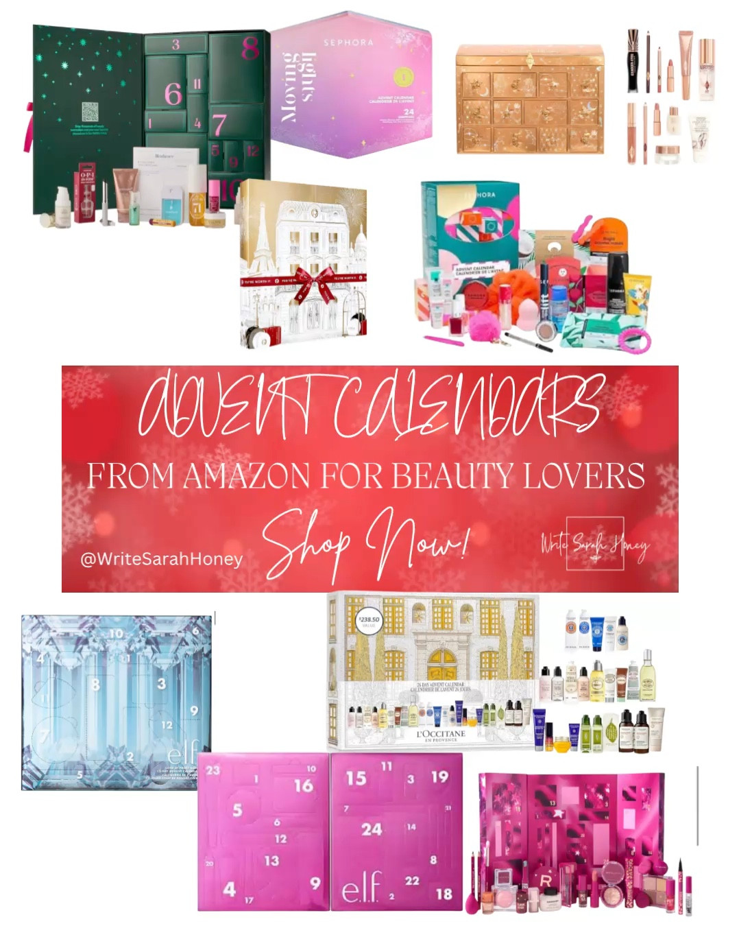 Countdown to the holidays in style! Check out these Advent Calendars  and unwrap a little magic every day. Follow Write Sarah Honey!! Shop Now! 

#AdventCalendar #HolidayCountdown #GiftIdeas #HolidayMagic #ShopNow #CountdownToChristmas #FestiveFun #HolidayGifts #UnwrapTheJoy #SeasonOfSurprises #HolidayShopping #ShopAmazon #HolidayDeals #GiftIdeas #AmazonFinds #LastMinuteGifts #AmazonShopping #HolidayGiftGuide #SeasonOfGiving #ShopNow #AmazonHolidays #HolidayMustHaves


#LTKHoliday #LTKCyberWeek #LTKGiftGuide