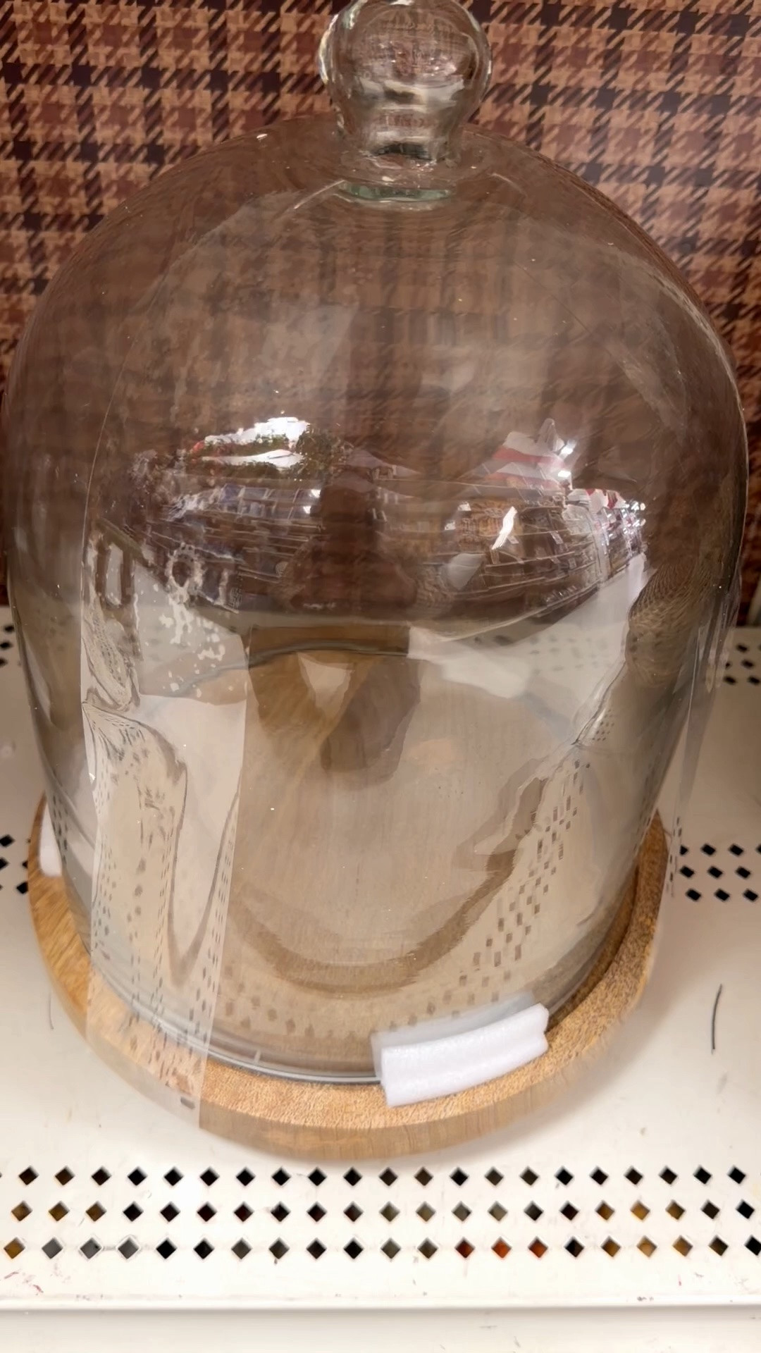 This cloche with wooden base is huge and so beautiful! @Michaels

#LTKHome #LTKSeasonal