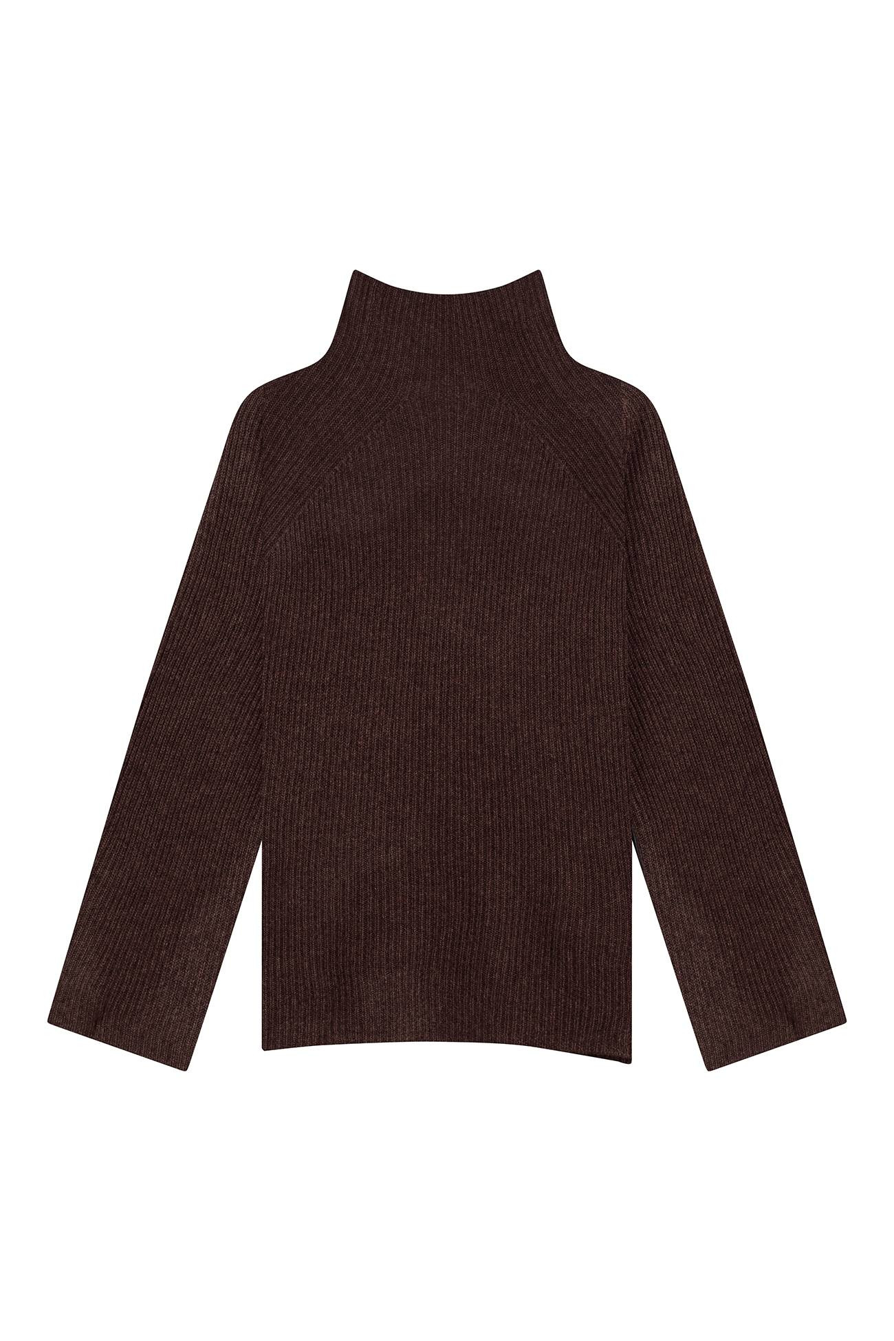 CORA MOCK NECK CASHMERE SWEATER | NAKED CASHMERE