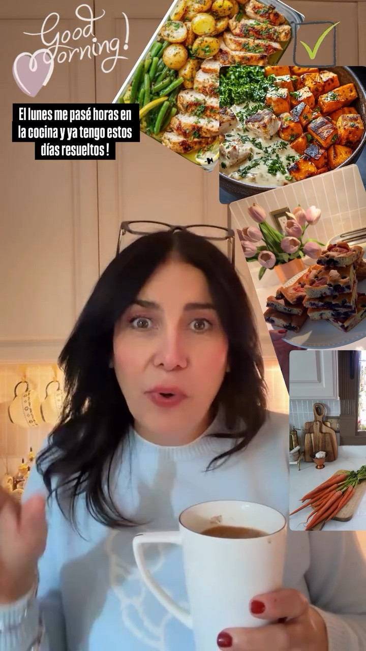 En semanas más ocupadas. El meal prep siempre me salva! No me complico y hasta me ayuda a comer más saludable 🥗🥞🍓🥑🍋🍊🥝🥦🥒🥕🍏🥬🍐en casa. 
Me paso algunas horas en un día y es verdad que es un trabajito, pero es solo un día y cocino usualmente para 4 días. Ya que un día a la semana comemos afuera y los otros dos días cocino ahí al momento. Es una rutina que me permite tener más energía, tiempo y gasto menos dinero. Puedo enfocarme en otras cosas de la casa o personales. Esta semana hasta hice dos galones de mis jugos naturales favoritos y hasta pancake para desayuno y overnights oats con matcha, chia y frutas.  Un éxito! 
.
.


#LTKHome #LTKfoodie #LTKActive