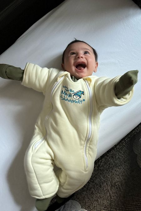 Transitioning out of the swaddle with the Merlin magic sleep suit - baby product, baby sleep, must have baby products

#LTKKids #LTKFamily #LTKBaby
