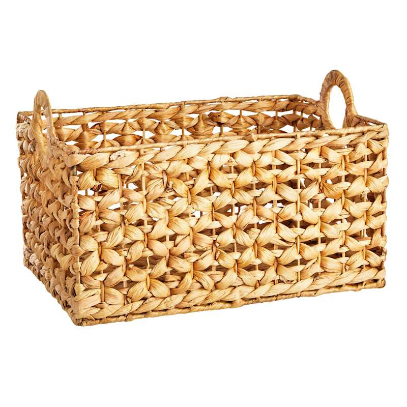 Providence Melia Woven Storage Basket with Handle, Large | At Home