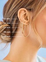Niata 18K Gold Earrings - 48MM | BaubleBar (US)