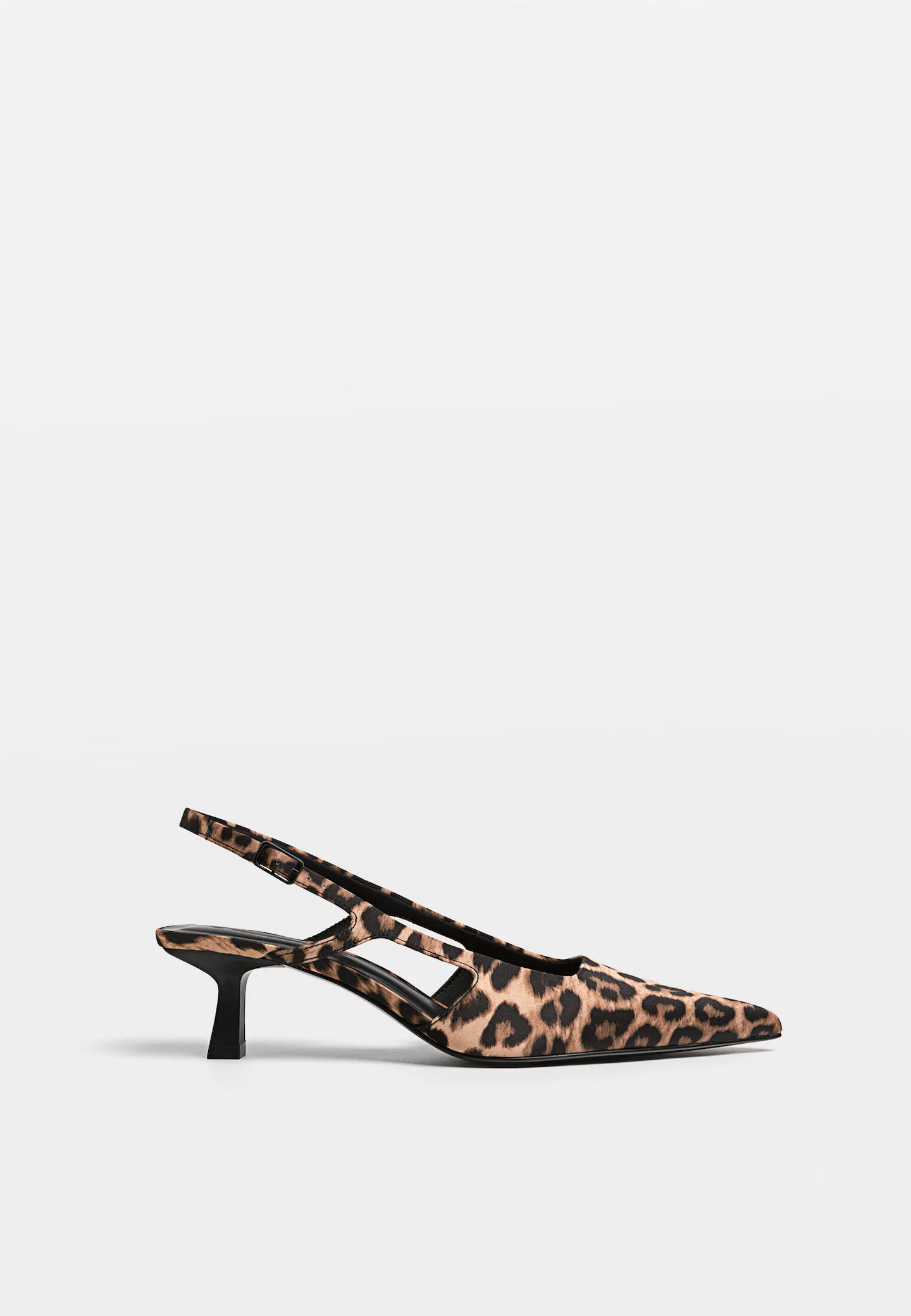 Chaussures kitten heel à léopard print - Toutes femme | Stradivarius France | Stradivarius (FR)