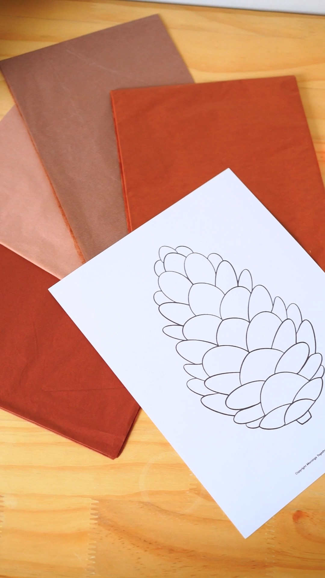 There are so many fun crafts and activities you can do with our FREE Nature Templates! 🤩

Like this tissue paper pinecone craft! 🙌🏼

Go to morningstogether.com to download our Nature Templates (which includes over 20 templates!) for FREE!

Want to make this too? See below for a list of supplies and instructions.

Supplies:
🤎 Pinecone template (freebie)
🤎 Tissue paper in different shades of brown
🤎 Glue
🤎 Scissors

Instructions:
1️⃣ Print the pinecone template.
2️⃣ Cut tissue paper into small square pieces (you’ll need lots of them!)
3️⃣ Crumble the tissue paper pieces into small balls.
4️⃣ Add glue to the first few scales of the pinecone.
5️⃣ Start glueing the tissue paper balls onto the template. Alternate colors for each stem.
6️⃣ Continue until the whole pinecone is covered.
7️⃣ Frame the pinecone or hang it on the wall to display!

We hope you enjoy this fun and simple craft.🥰 Be sure to tag us so we can see your sweet creations! 

 #LTKSeasonal #LTKKids #LTKFamily