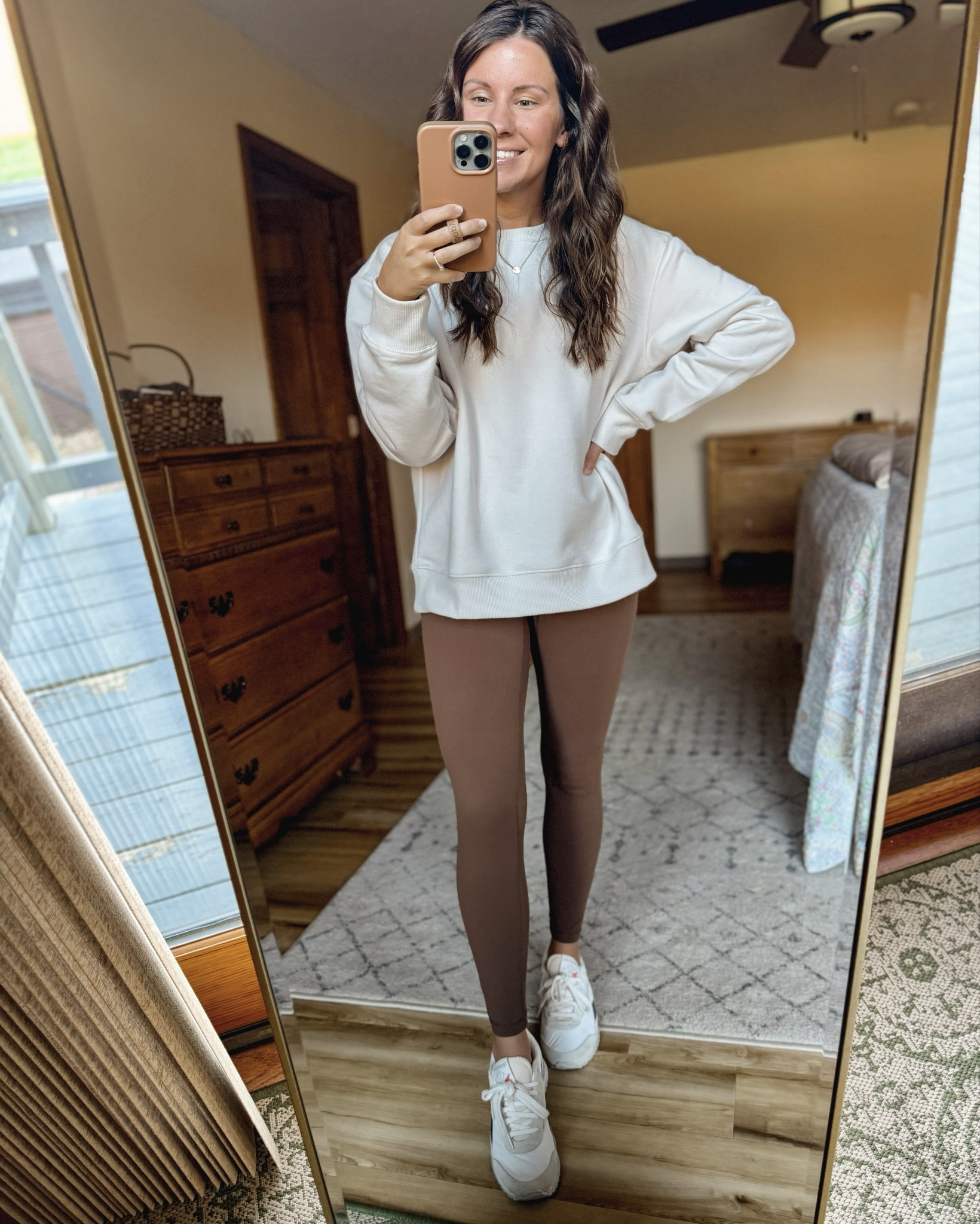 Wearing size xs in my crewneck (I also own in grey and burgundy) and leggings (love these!). My sneakers are size 6.5



#LTKPetite #LTKStyleTip