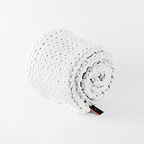 Nuzzie 8lb Kids Knit Weighted Blanket - Sleeps Cooler Than The Competition - Hand Woven Chunky Knit  | Amazon (US)