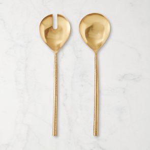 Antique Brass Salad Servers | Williams-Sonoma