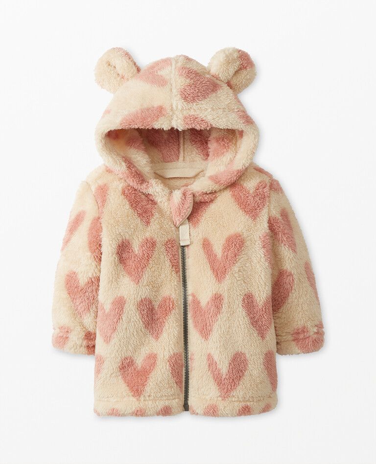 Baby Bear Jacket In Recycled Marshmallow | Hanna Andersson