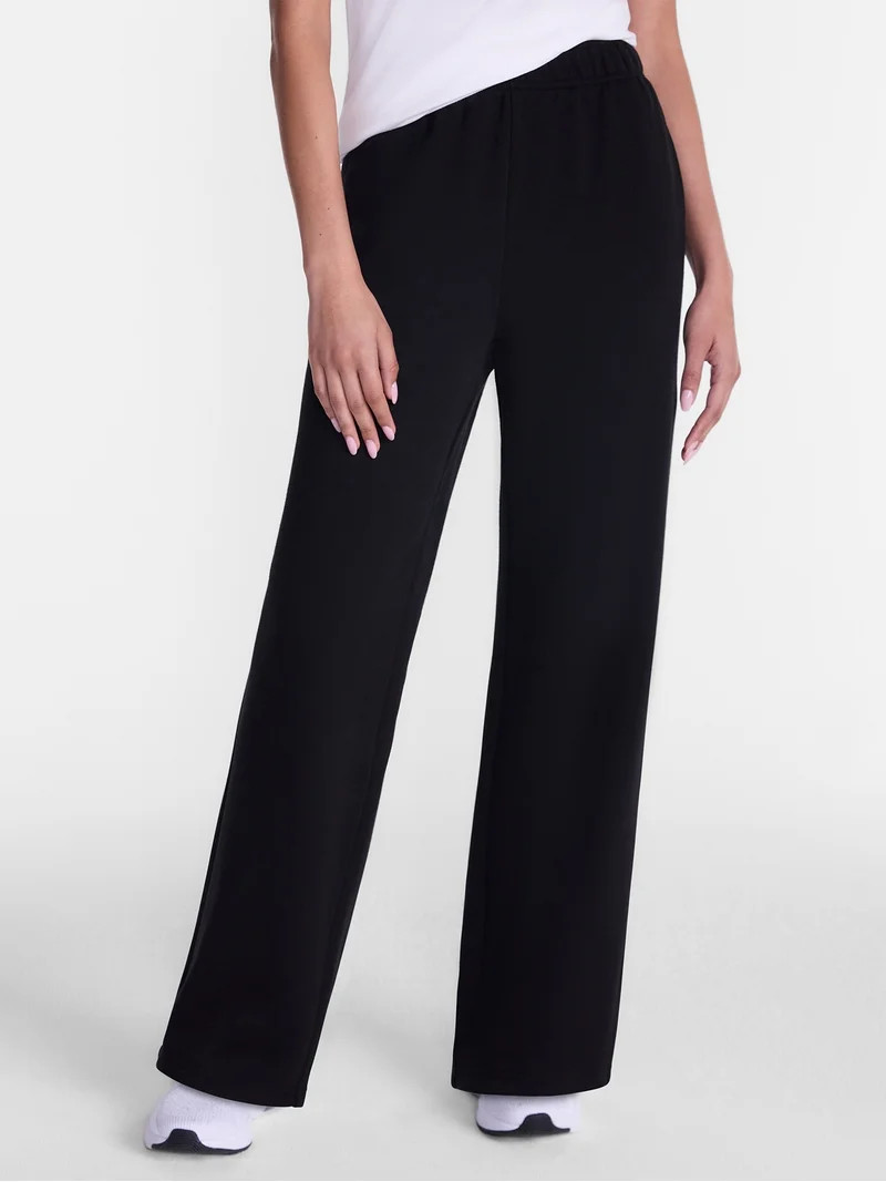 Athletic Works Women's Fleece Pants with Pockets, 30" Inseam, Sizes XS-XXXL | Walmart (US)