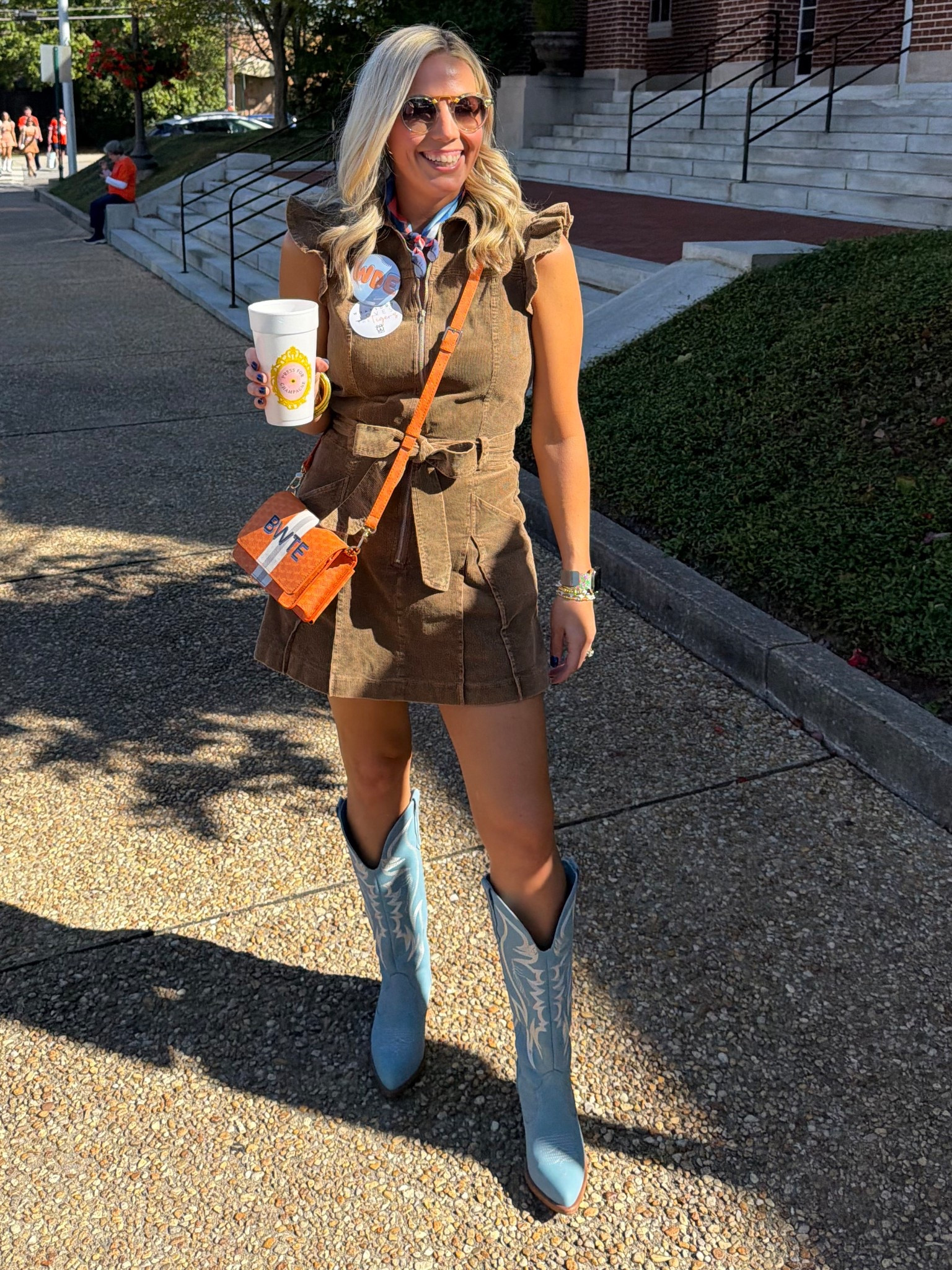 Dress: pink lily (code is BOBBI) but also linking from another retailer! Boots run TTS, i am a true size 7 and normally size up but you don’t have to in these! Sunnies are Krewe and everything else is small businesses that I can’t link on LTK! 

#LTKFindsUnder100 #LTKFindsUnder50 #LTKStyleTip