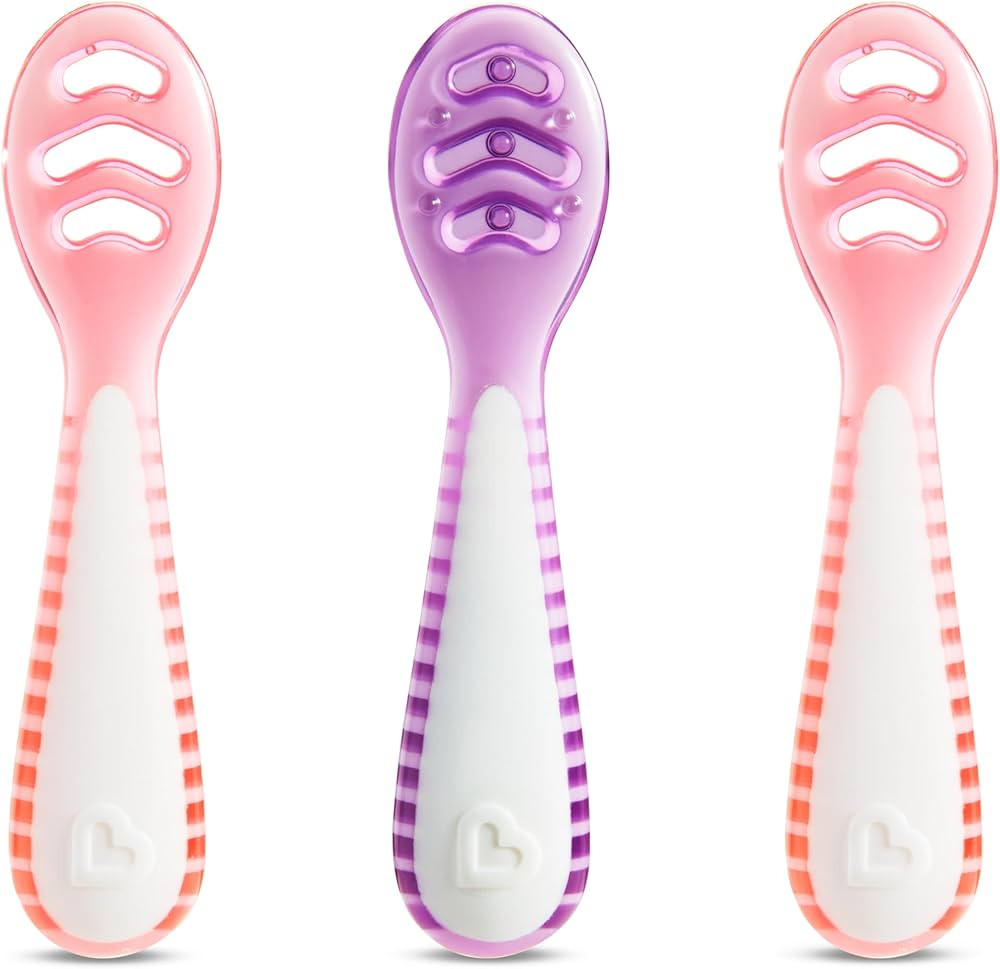 Munchkin® Gentle Dip™ Multistage First Spoon Set for Baby Led Weaning, Self Feeding, Solids & ... | Amazon (US)