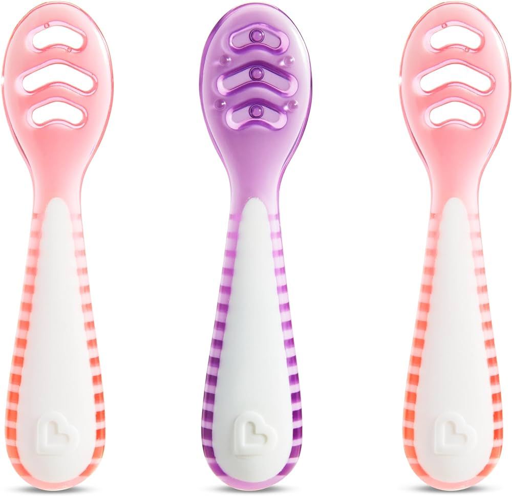 Munchkin® Gentle Dip™ Multistage First Spoon Set for Baby Led Weaning, Self Feeding, Solids & ... | Amazon (US)