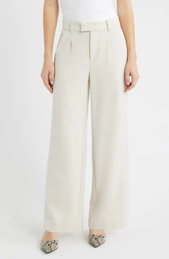 Relaxed Waist Wide Leg Trousers | Nordstrom