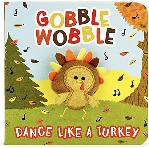 Gobble Wobble Finger Puppet Thanksgiving Board Book Kids Ages 0-4 (Children's Thanksgiving Interacti | Amazon (US)