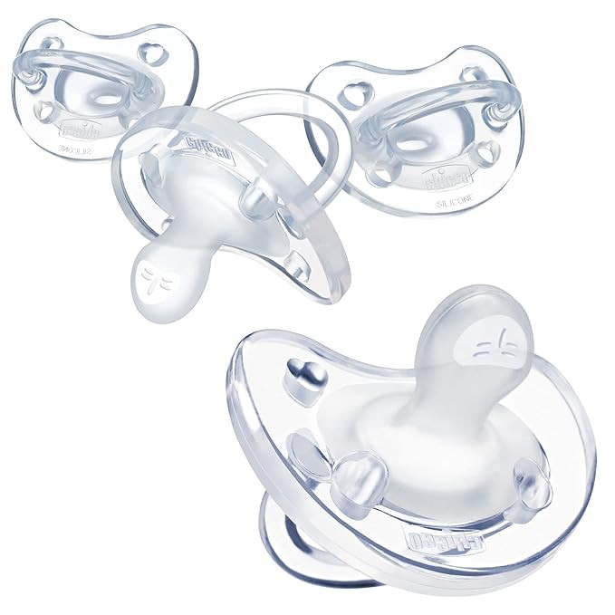 Chicco PhysioForma 100% Soft Silicone One Piece Pacifier for Babies Aged 0-6 Months | BPA & Latex... | Amazon (US)
